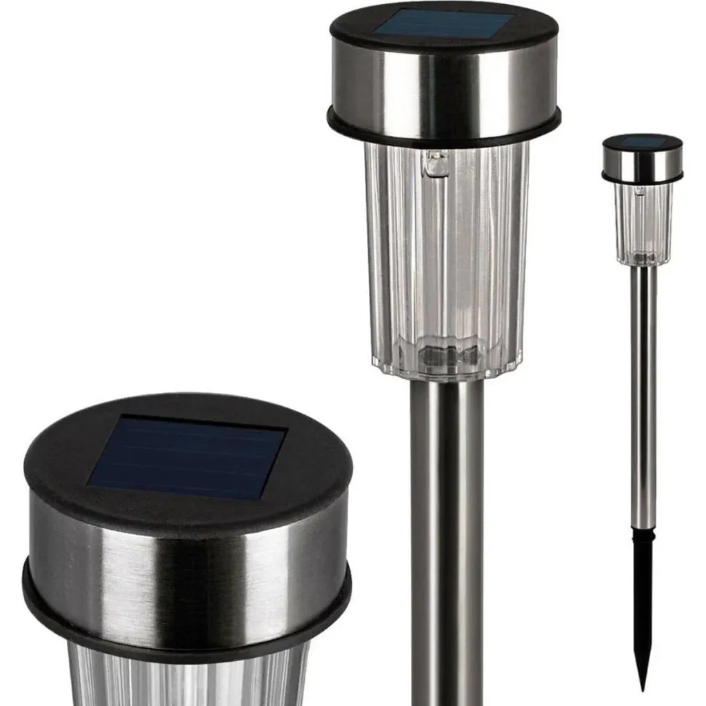 Solar garden light with LED