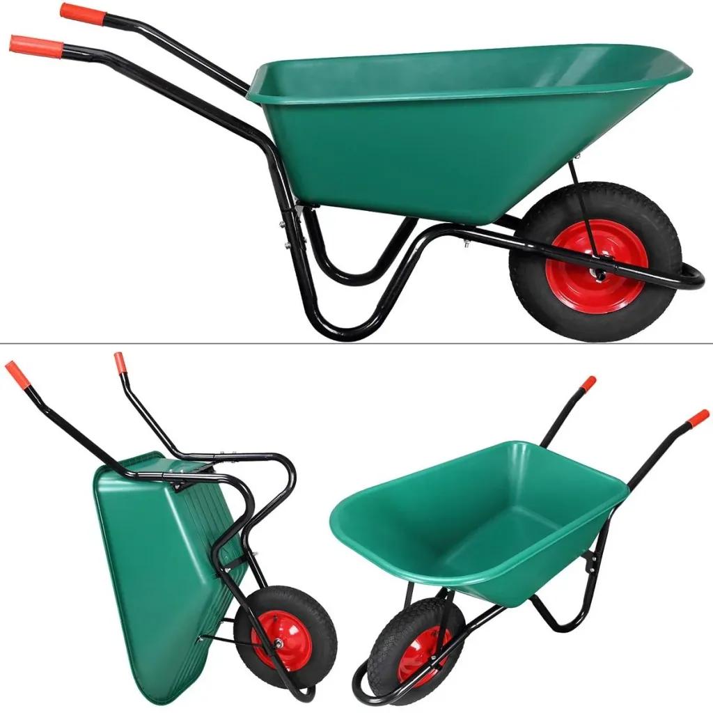 Plastic wheelbarrow 100L