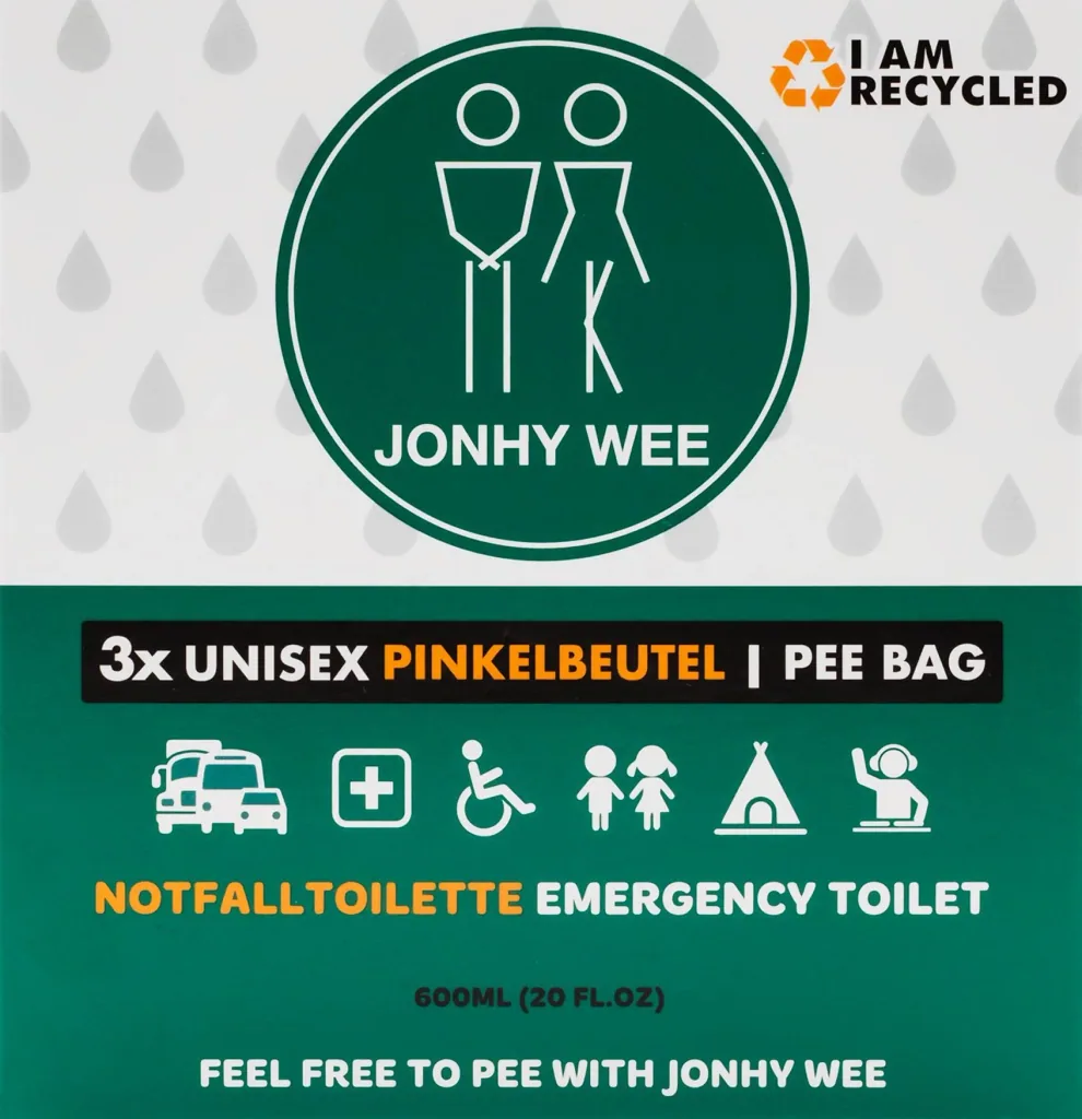 Emergency toilet, 3 pieces