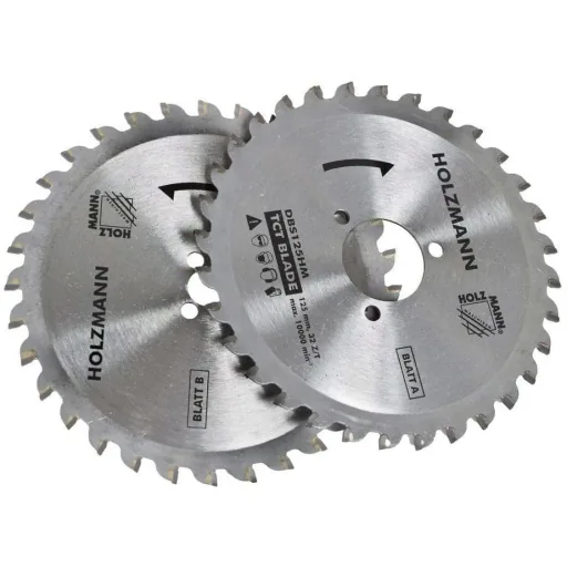 Circular saw with double blade - 125 mm - 1200W