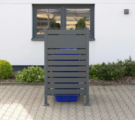 Garbage can cover Planum 1-box, 150 cm, anthracite