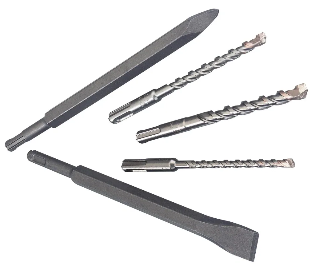 SDS-plus drill/chisel set, SP, 5-piece