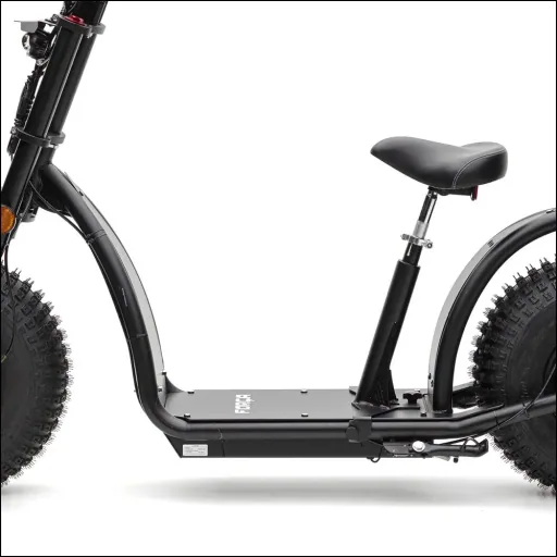 Forca E-Scooter "Knumo" 45 km/h, 1500 Watt Safety Plus including indicators, luggage case and lithium battery, black