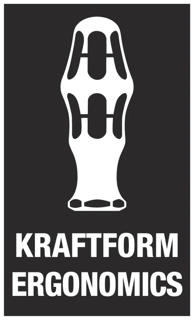 Kraftform Plus Lasertip screwdriver set including wall bracket, 7 pieces