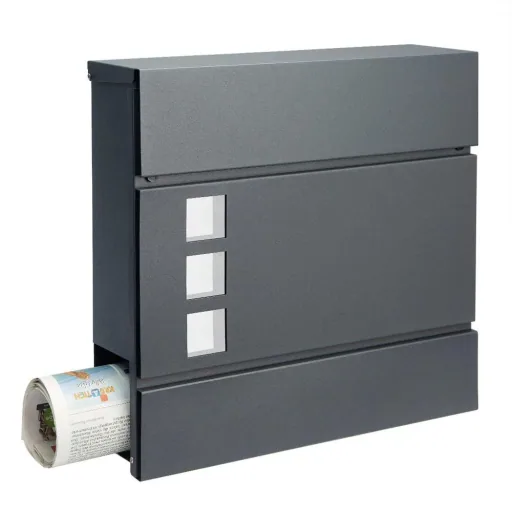 Designer mailbox with window in ant