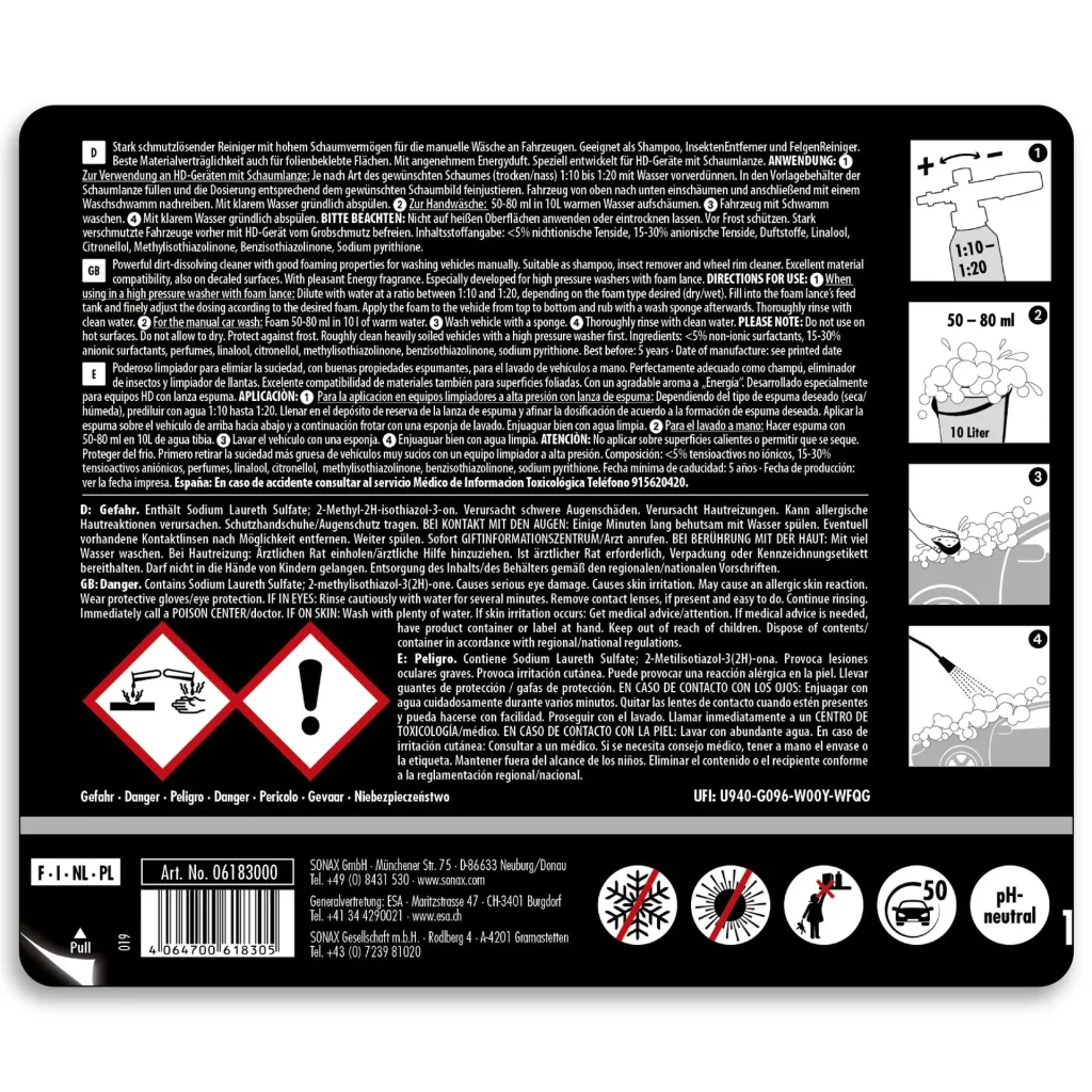 PROFILINE Acti Foam Energy 1 l