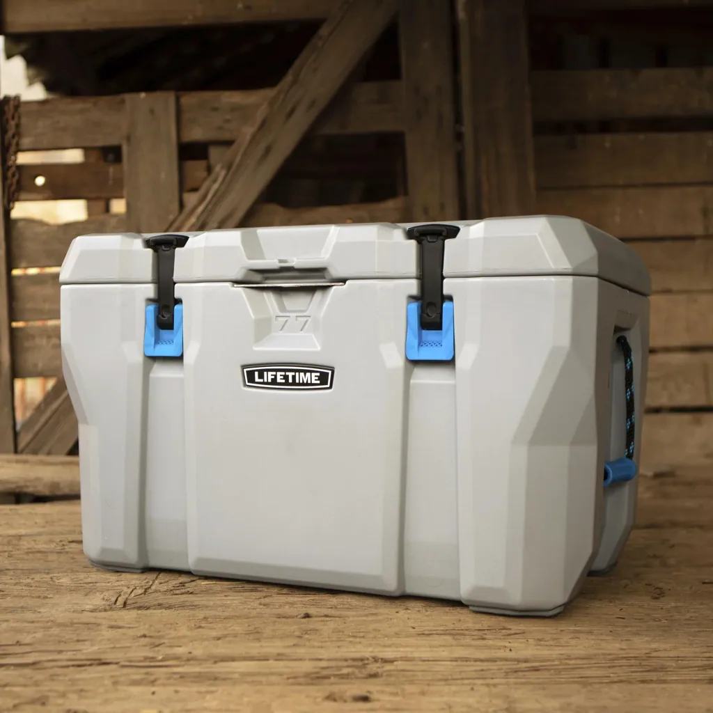 Glacière Lifetime 73 litres volume gris