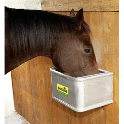 Rectangular trough with drain