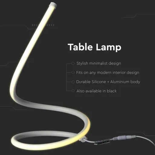 VT-7312 LED design table lamp - 17W - 1300 lumens - 3000K - white