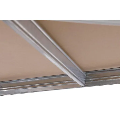 3-in-1 shelving unit - corner cabinet - galvanized - 875 kg