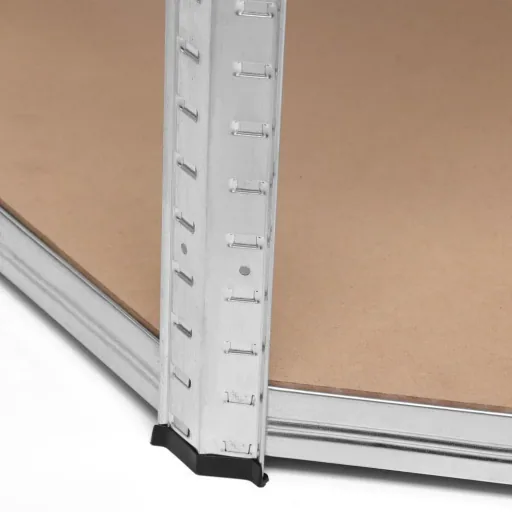 3-in-1 shelving unit - corner cabinet - galvanized - 875 kg