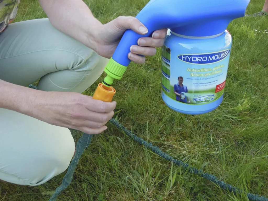 Hydro Mousse - Greening system lawn reseeding
