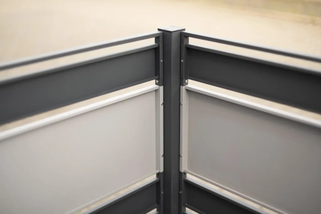 Garbage can cover Planum 4-box, 120 cm, anthracite