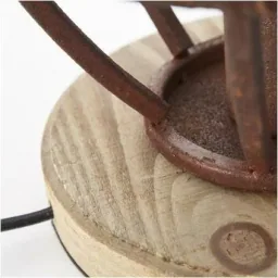 Table lamp Matrix XL nationwide oxidation metaal 60W Ø 25 cm