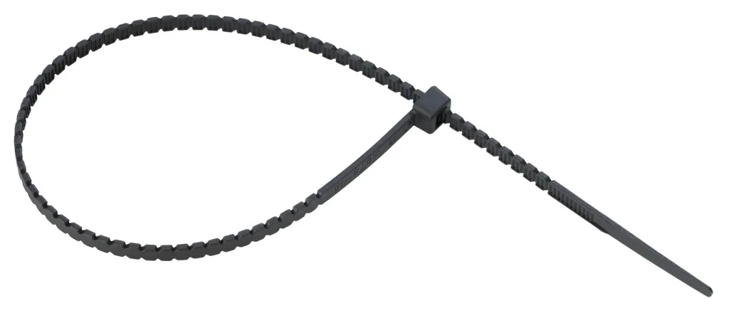 Twist Cable Ties, Black, 102 x 2.8 mm