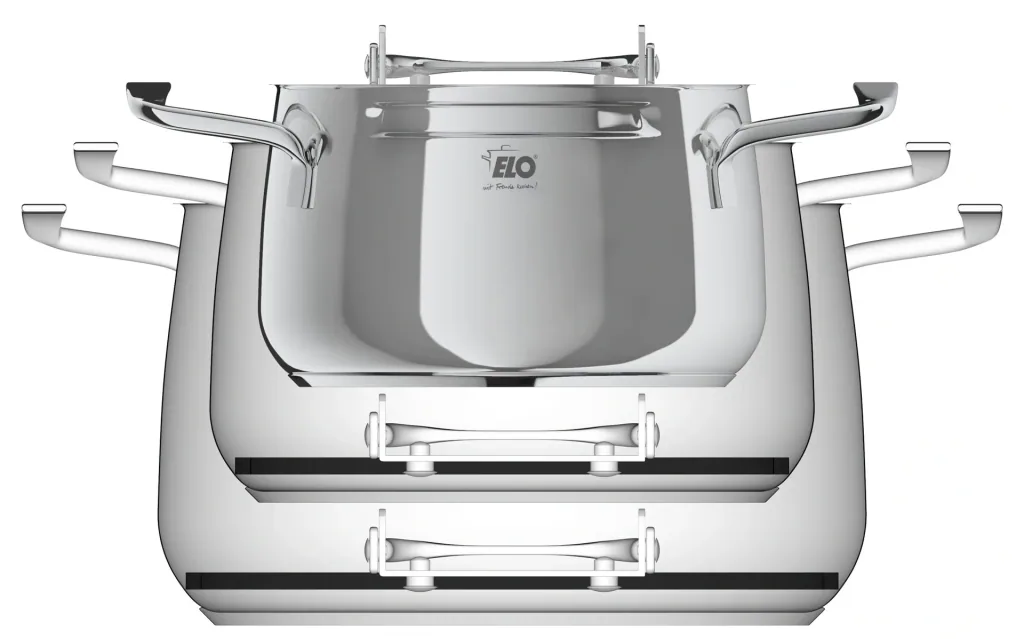 "Mystery" 6-piece stainless steel cookware set
