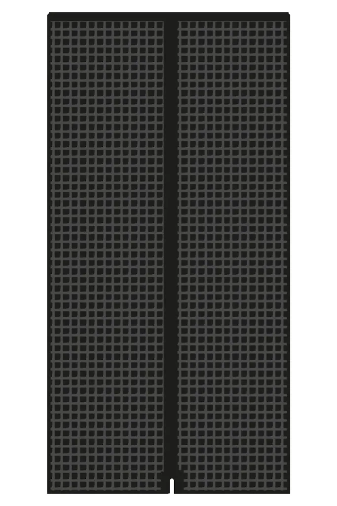 Insect screen magnetic curtain, 120 x 240 cm, anthracite