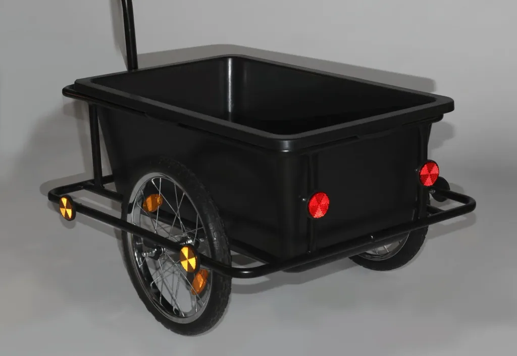 Combined bicycle/transport trailer or handcart
