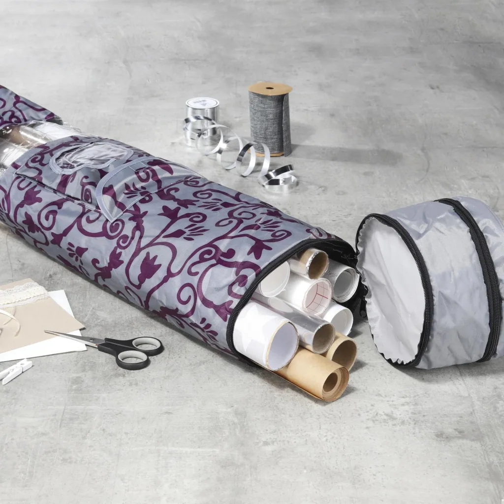 Gift wrap organizer